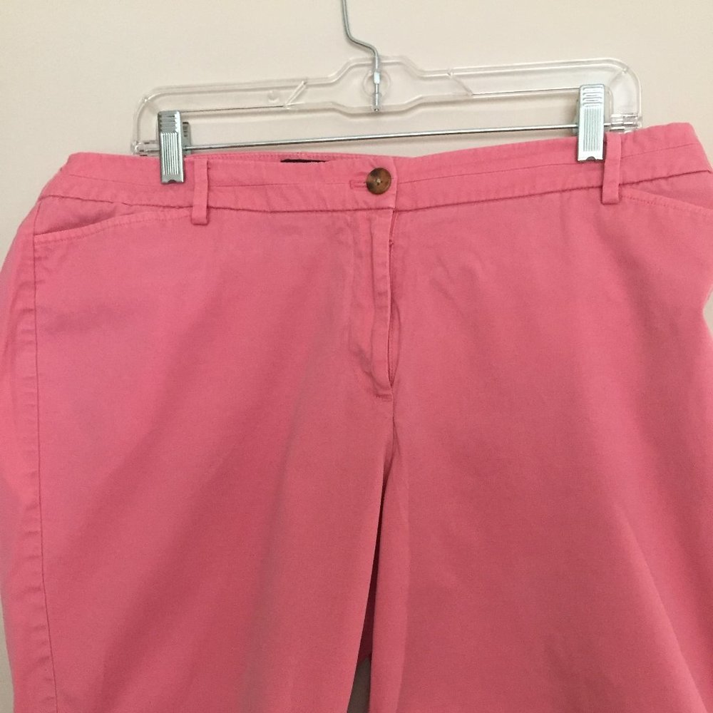Talbots Perfect Short Size 16W Petite in Peach